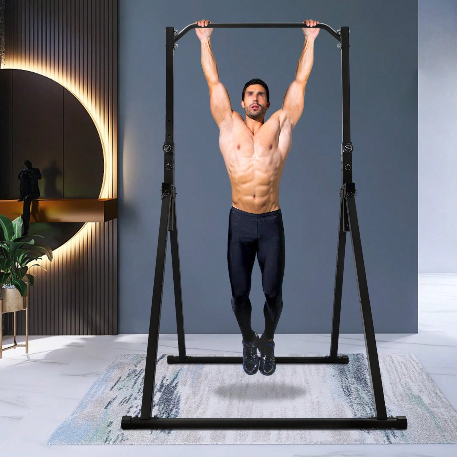 Pull Up Bar - محطة تمارين السحب المثلثية، قضيب سحب