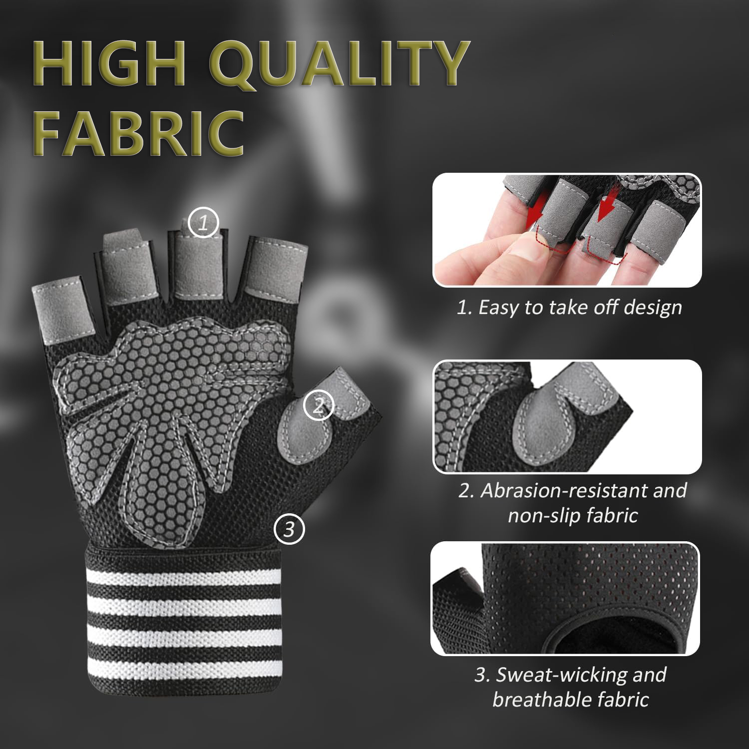 قفازات رفع الأثقال مع دعم للرس - مراجعة Weightlifting Gloves وسعره