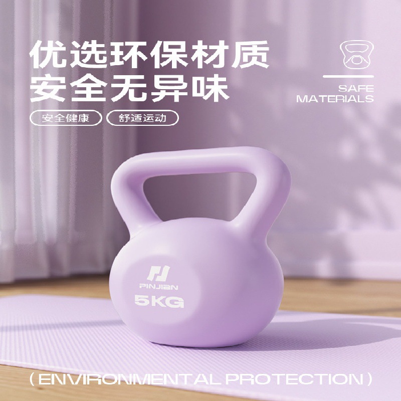 كرة تدريب بوزن 5 كجم، لونها بن - مراجعة Kettlebell وسعره