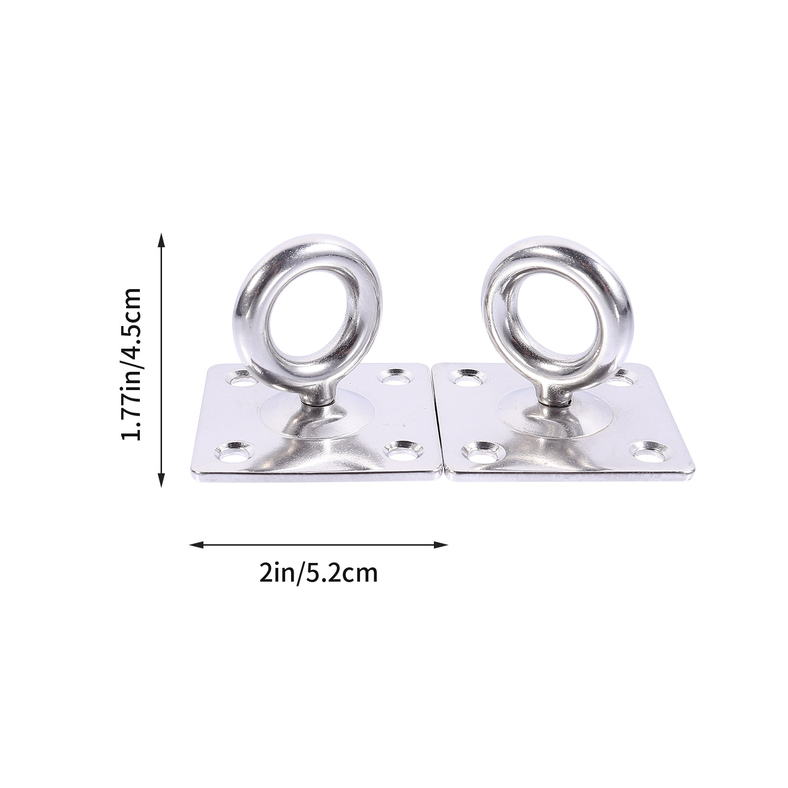 قطعتان من خطافات التعليق للسقف - مراجعة Gymnastic Ring وسعره
